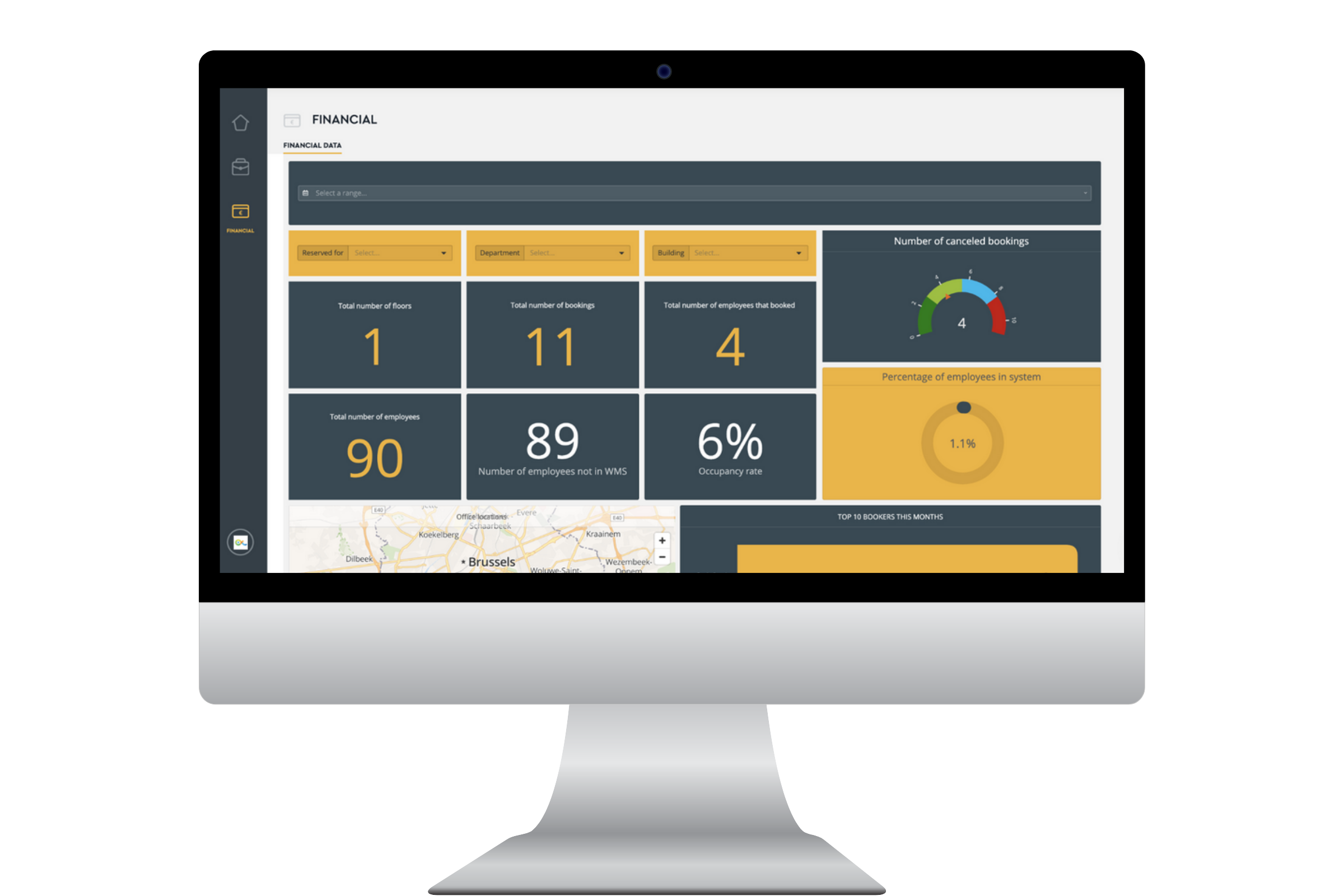 screenshot of Workero Workspace Management